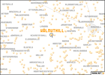 map of Walnut Hill