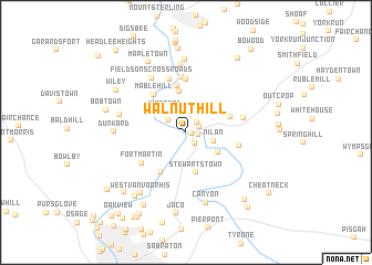 map of Walnut Hill