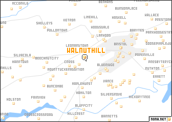 map of Walnut Hill