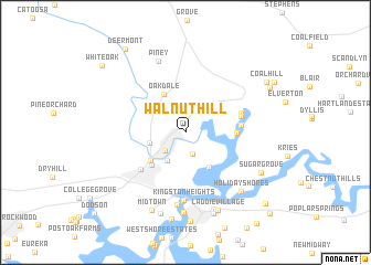 map of Walnut Hill