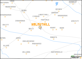 map of Walnut Hill