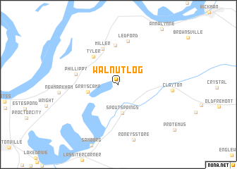 map of Walnut Log