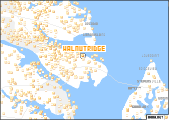 map of Walnut Ridge