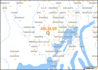 map of Walolup