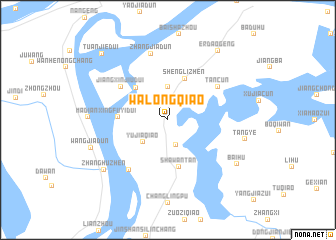 map of Walongqiao