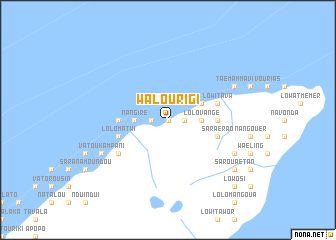 map of Walourigi