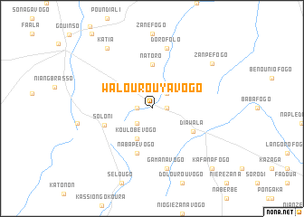 map of Walourouyavogo