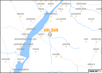 map of Walowa