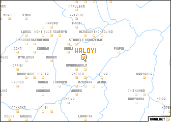 map of Waloyi