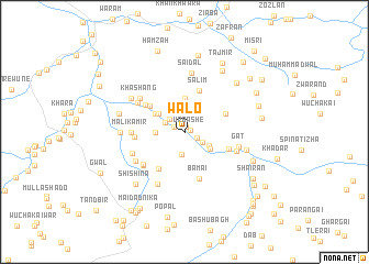 map of Walo