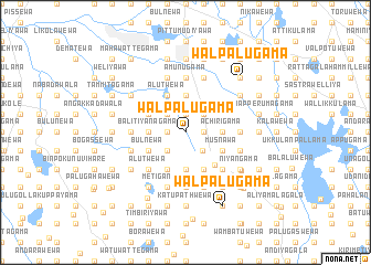 map of Walpalugama