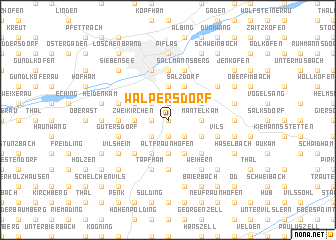 map of Walpersdorf