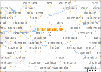 map of Walpersdorf