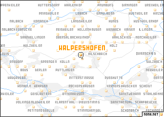 map of Walpershofen