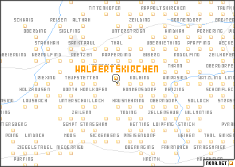 map of Walpertskirchen