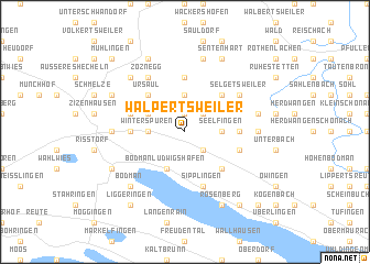 map of Walpertsweiler