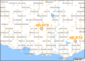 map of Walpita