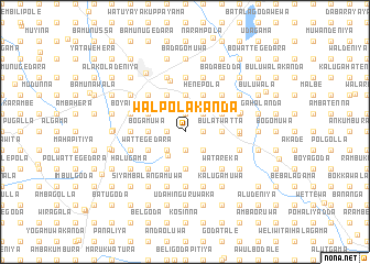 map of Walpolakanda