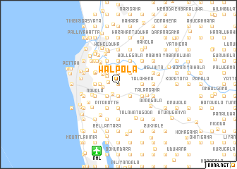 map of Walpola