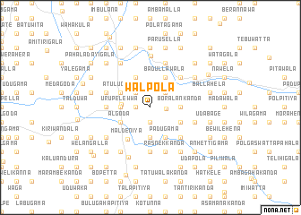 map of Walpola