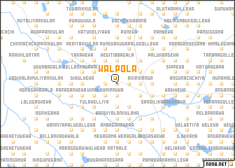 map of Walpola