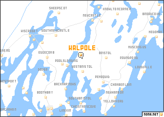 map of Walpole