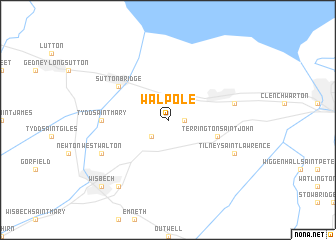 map of Walpole