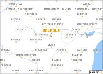 map of Walpole