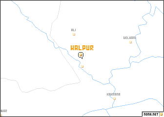 map of Walpur