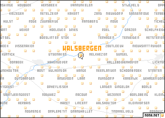 map of Walsbergen