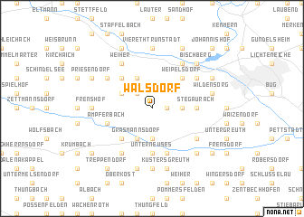 map of Walsdorf