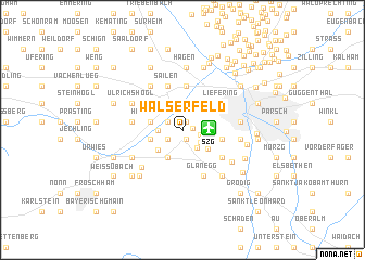 map of Walserfeld
