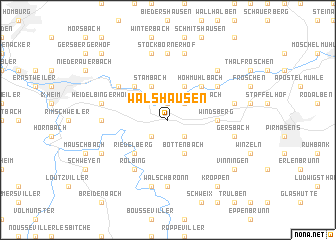 map of Walshausen