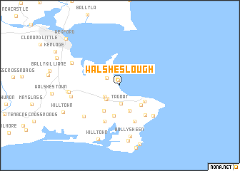 map of Walsheslough