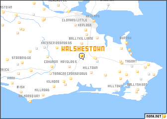 map of Walshestown