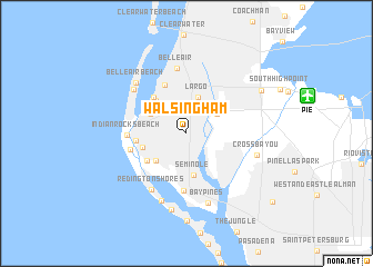 map of Walsingham