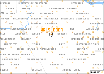 map of Walsleben