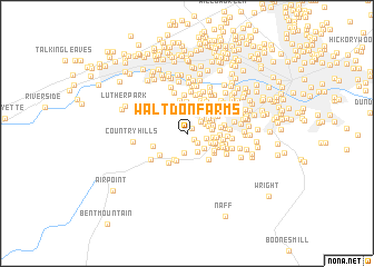 map of Waltdon Farms