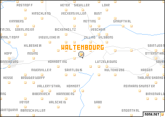 map of Waltembourg