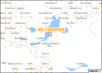 map of Waltenhofen