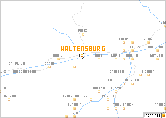 map of Waltensburg