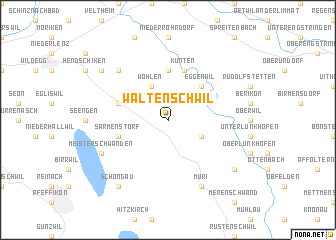 map of Waltenschwil