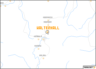 map of Walterhall