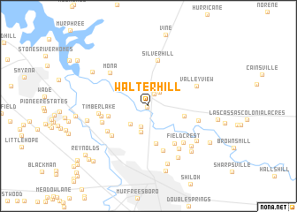 map of Walterhill