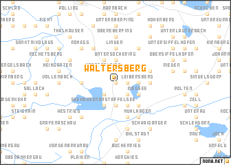 map of Waltersberg