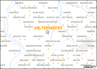 map of Waltershofen