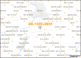 map of Waltersleben