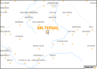 map of Walterswil