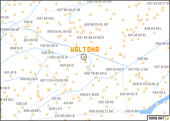 map of Waltoha