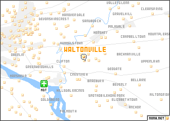 map of Waltonville